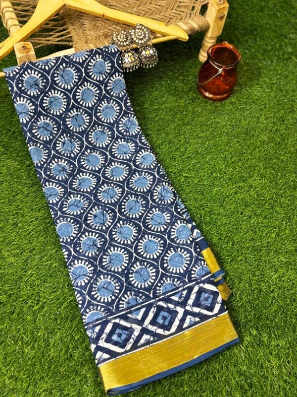 Indigo saree