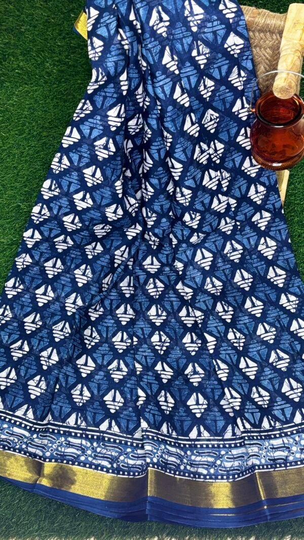 Indigo saree - Image 2