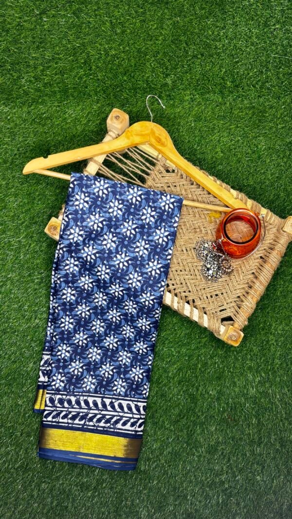 Indigo saree
