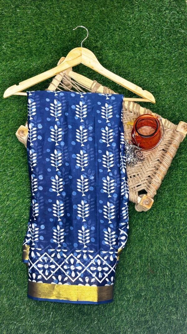 Indigo saree - Image 5
