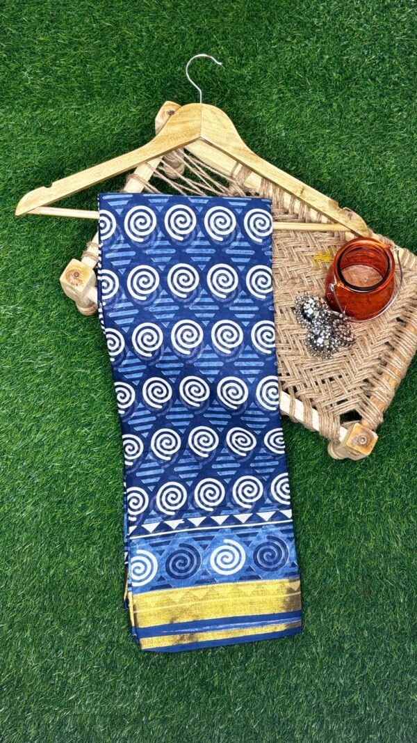 Indigo saree