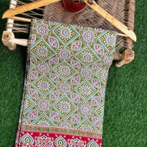 Handblock kota doira saree