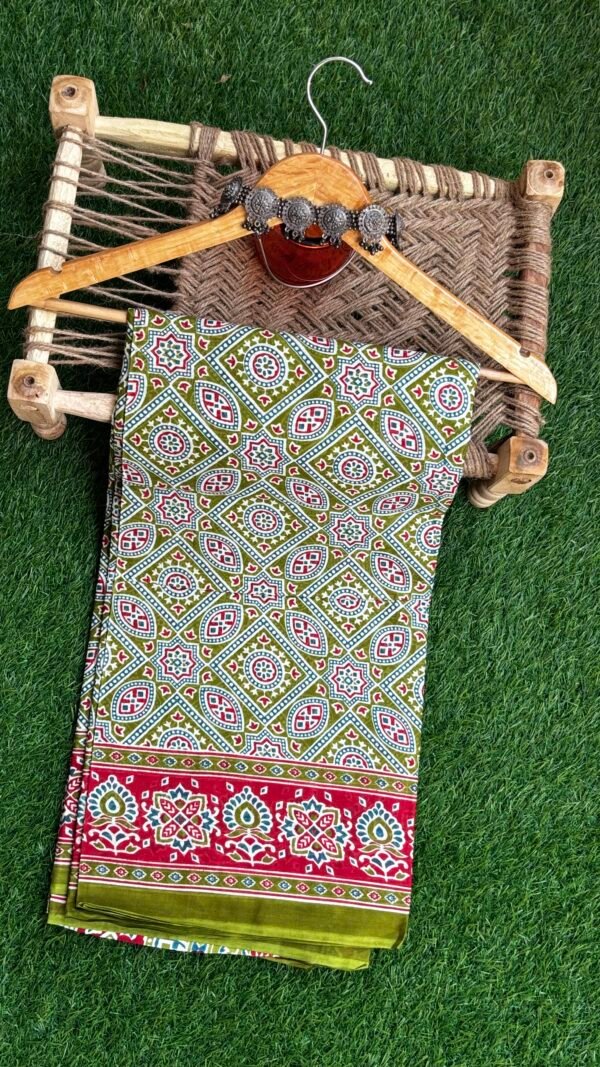 Handblock kota doira saree