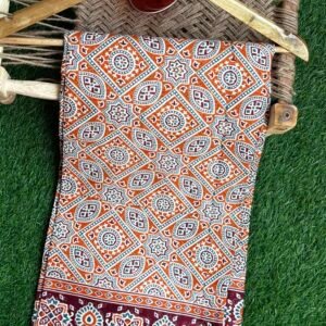 Handblock kota doira saree