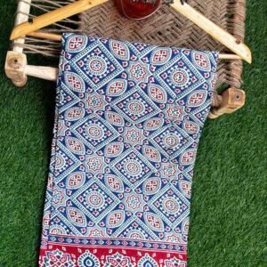 Handblock kota doira saree