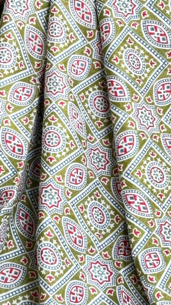 Handblock kota doira saree - Image 3