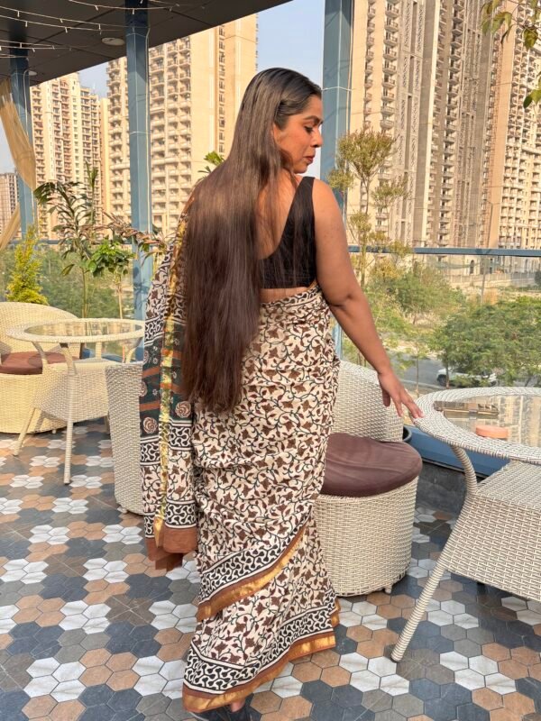 Kalamkari saree - Image 5