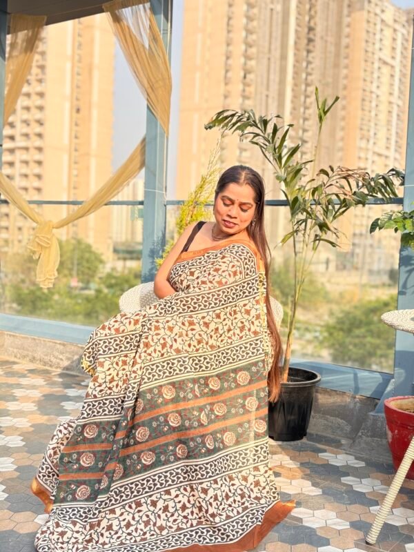 Kalamkari saree - Image 4