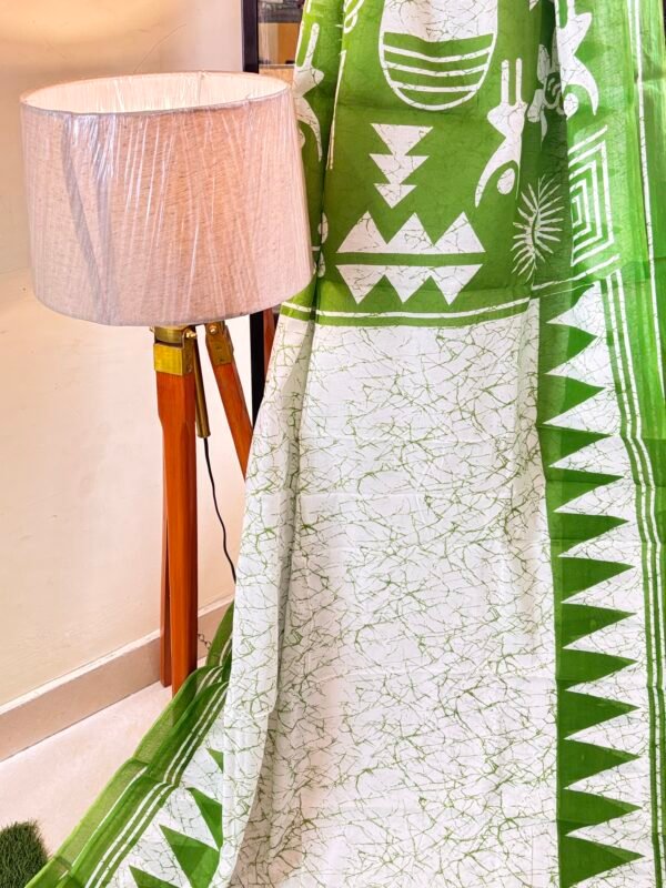 Malmal Cotton Saree - Image 2
