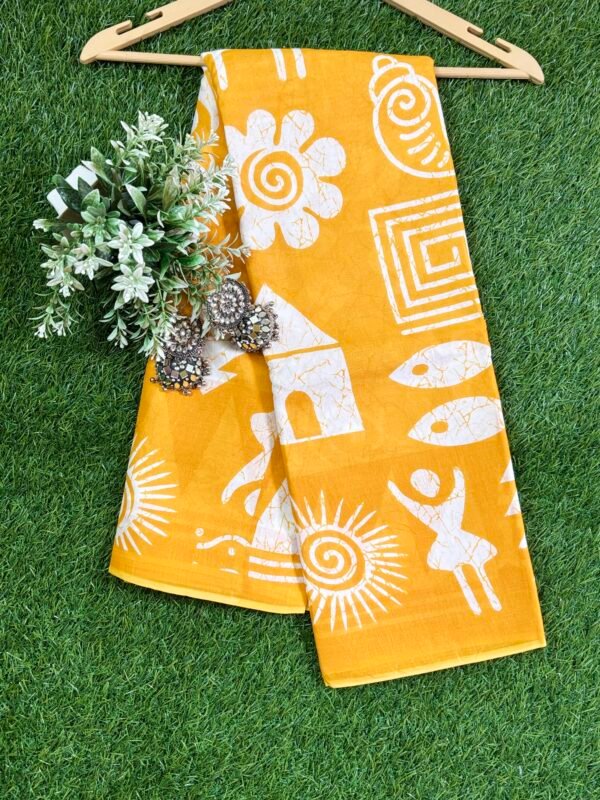 Malmal Cotton Saree