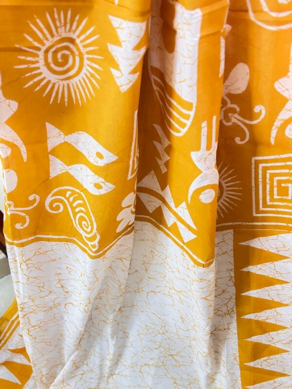 Malmal Cotton Saree - Image 3
