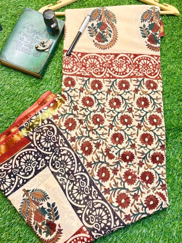 Kalamkari saree - Image 4