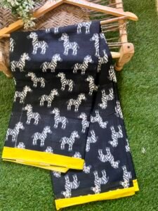 Zebra Print Malmal Cotton