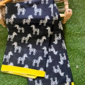 Zebra Print Malmal Cotton