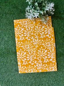 Haldi Yellow Malmal Cotton
