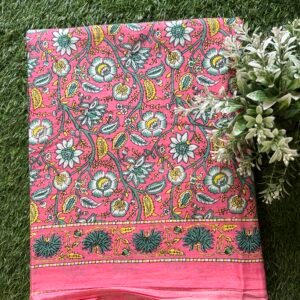 Floral beauty Malmal Cotton