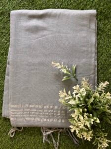 Ash Grey Khadi Cotton