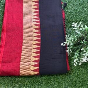 Black Colour Khadi  Cotton