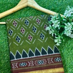 Parrot Green Muslin Cotton