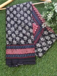 Pure muslin cotton saree