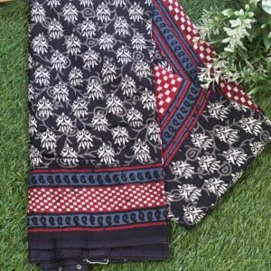 Pure muslin cotton saree