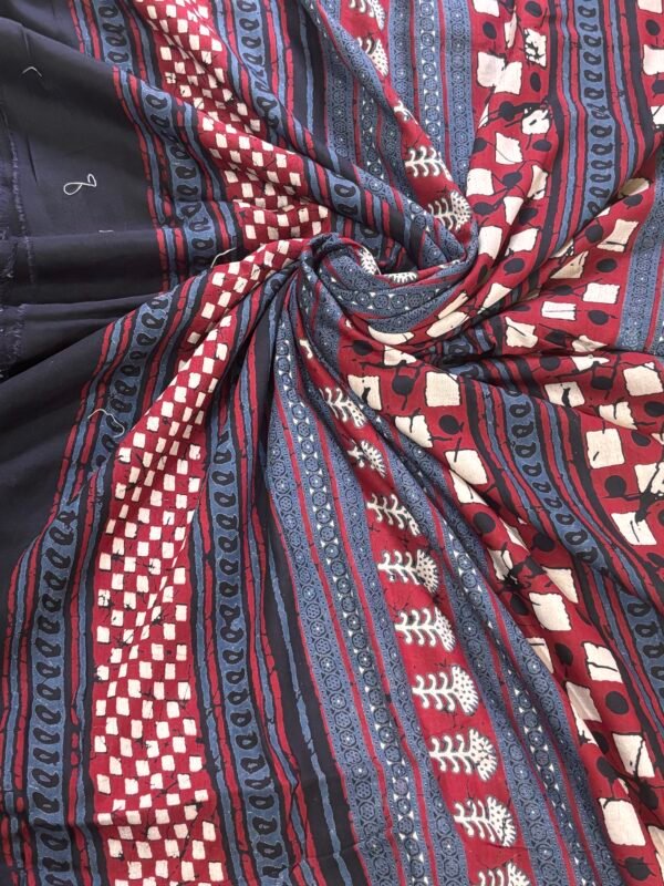 Pure muslin cotton saree - Image 4