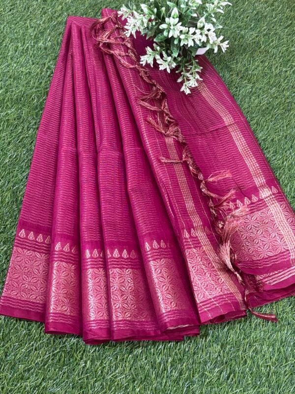 cotton silk saree - Image 2
