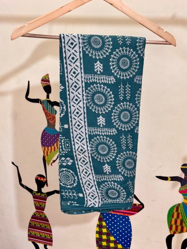 Malmal cotton saree - Image 2