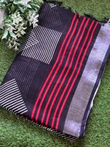 lilen cotton saree
