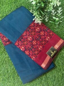 Pure muslin cotton saree