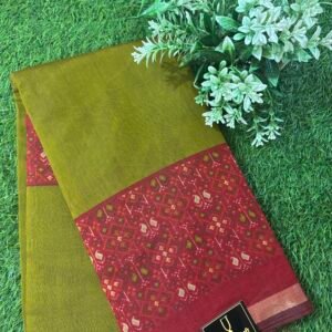 Pure muslin cotton saree