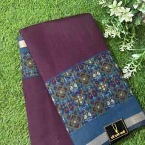 Pure muslin cotton saree
