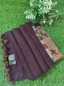 Khadi cotton saree
