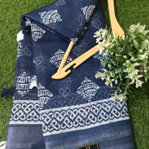 Lilan indigo saree