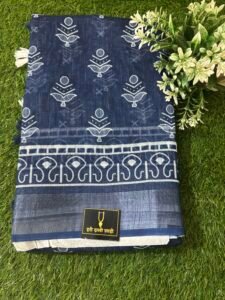 Lilan indigo saree