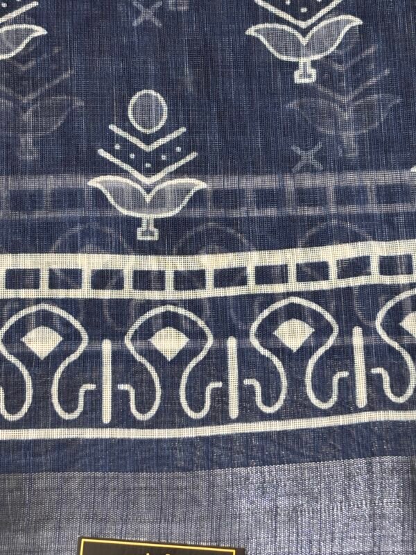 Lilan indigo saree - Image 4