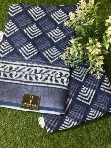 Lilan indigo saree
