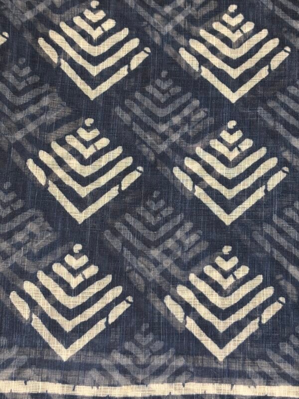 Lilan indigo saree - Image 5