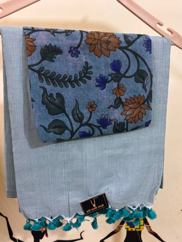 Khadi cotton saree - Image 5