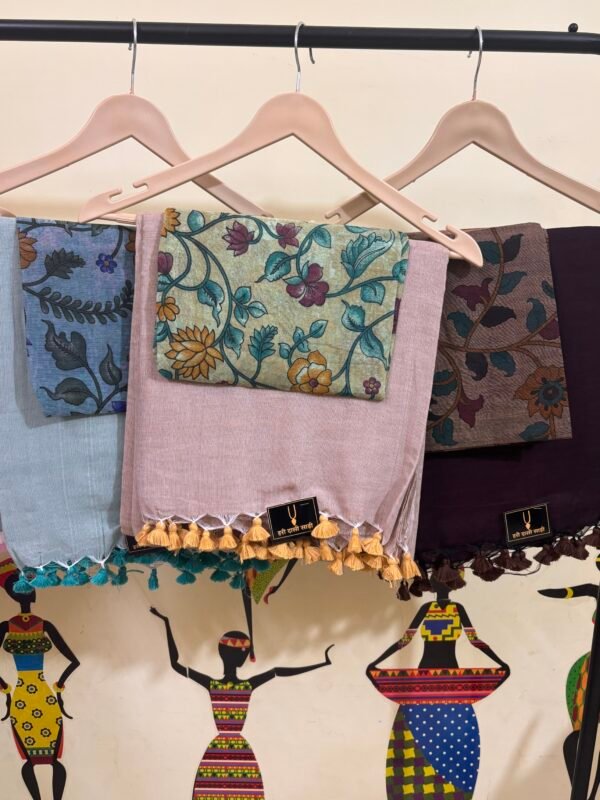 Khadi cotton saree - Image 6