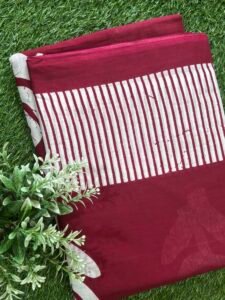 Sindoori Dhari Malmal Cotton