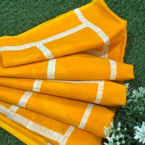 Sweet Orange  Malmal Cotton