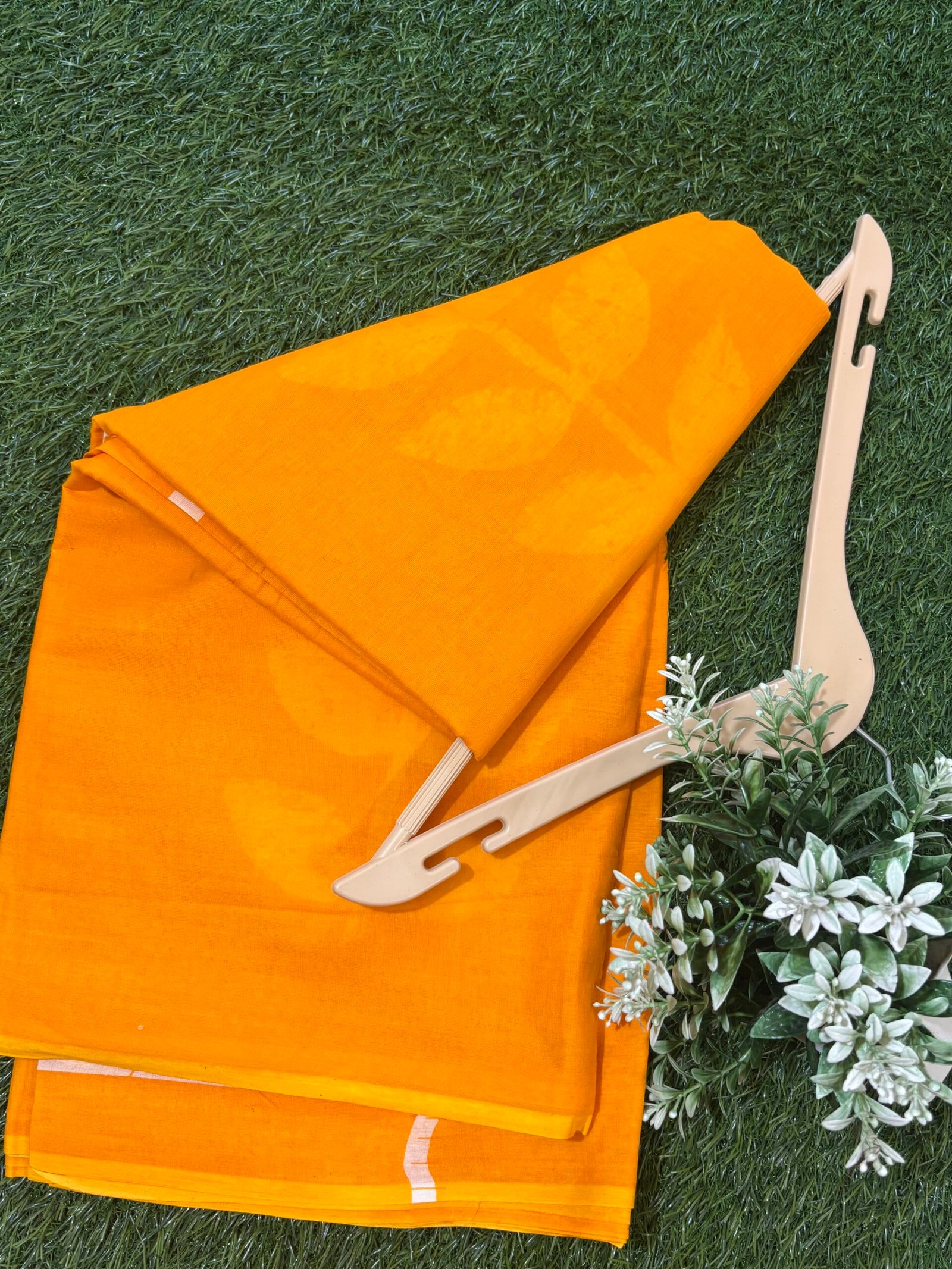 Sweet Orange Malmal Cotton - Image 3