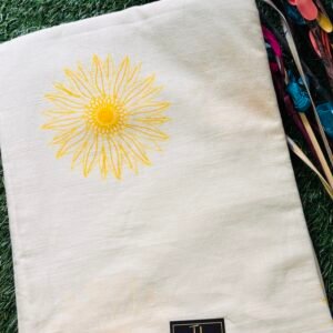 Peace White Malmal Cotton