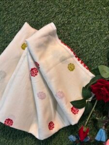 Flower Buta Malmal Cotton