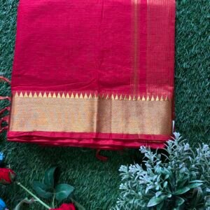 Red Colour Kerala Cotton