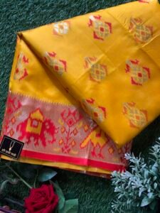 Yellow Colour Patola Silk