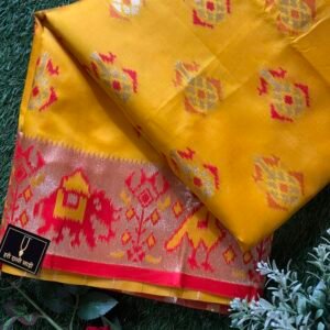 Yellow Colour Patola Silk