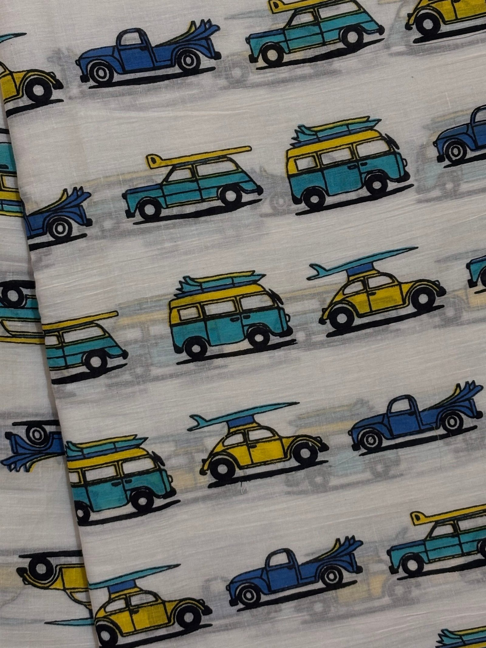 Malmal hand print saree - Image 6