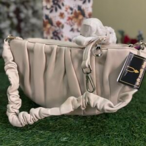 Soft Cream Crossbody Bag
